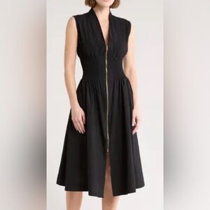 TCEC Women’s Black Zip-Front Dress